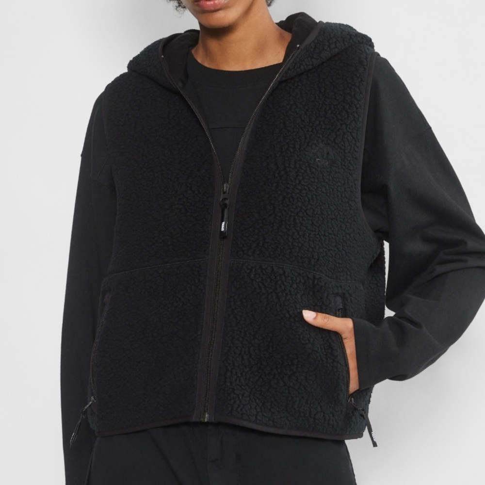 Aritzia Polartec Thermal Pro Hooded Fleece Vest with Hood